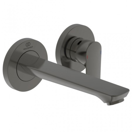 IDEAL STANDARD CONNECT AIR MITIGEUR DE LAVABO MURAL BEC DE DÉLIVRANCE 185MM GRIS MAGNÉTIQUE