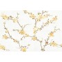 RAGNO CERAMICHE DÉCORATION MIXTE FLEUR DE PÊCHER TOUCH BLANC 40X120 RET