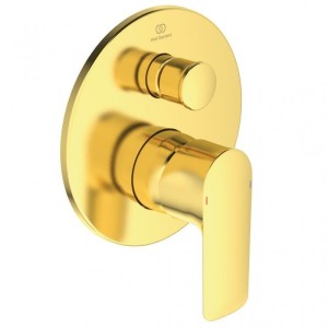 IDEAL STANDARD CONNECT AIR MITIGEUR DE DOUCHE AVEC DÉVIATEUR EN OR BROSSÉ