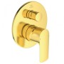 IDEAL STANDARD CONNECT AIR MITIGEUR DE DOUCHE AVEC DÉVIATEUR EN OR BROSSÉ