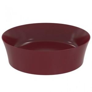 IDEAL STANDARD IPALYSS LAVABO ULTRASLIM ROND 400X400 MM À POSER MÉLOGRANATE