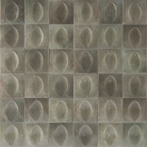 RAGNO CERAMICHE GLEEZE GRIS STRUCTURE EGG 3D BRILLANT 10X10