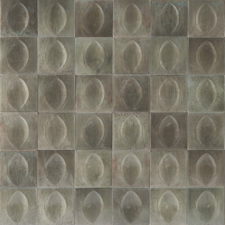 RAGNO CERAMICHE GLEEZE GRIS STRUCTURE EGG 3D BRILLANT 10X10