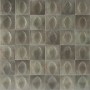RAGNO CERAMICHE GLEEZE GRIS STRUCTURE EGG 3D BRILLANT 10X10