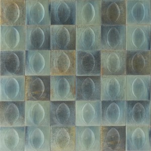 RAGNO CERAMICHE GLEEZE TURCHESE STRUCTURE OEUF 3D BRILLANT 10X10