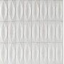 RAGNO CERAMICHE GLEEZE BLANC STRUCTURE EYE 3D BRILLANT 7,5X20