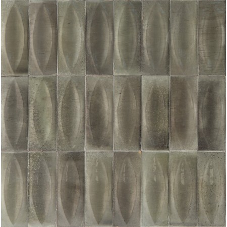 RAGNO CERAMICHE GLEEZE GRIS STRUCTURE EYE 3D BRILLANT 7,5X20