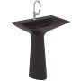 IDEAL STANDARD TIPO-Z LAVABO TOTEM C/ TROPPOPIENO 1 FORO NOIR BRILLANT
