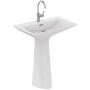 IDEAL STANDARD TIPO-Z LAVABO TOTEM C/ TROPPOPIENO 1 FORO BLANC SOIE