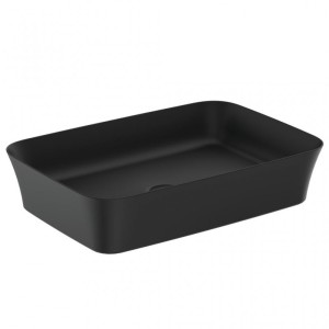 IDEAL STANDARD IPALYSS LAVABO ULTRASLIM RECTANGULAIRE 550X380 MM À POSER NOIR MAT