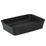 IDEAL STANDARD IPALYSS LAVABO ULTRASLIM RECTANGULAIRE 550X380 MM À POSER NOIR MAT
