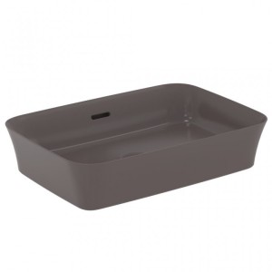 IDEAL STANDARD LAVABO ULTRASLIM RECTANGULAIRE 550X380 MM À POSER AVEC TROU DE DÉBORDEMENT ARDOISE