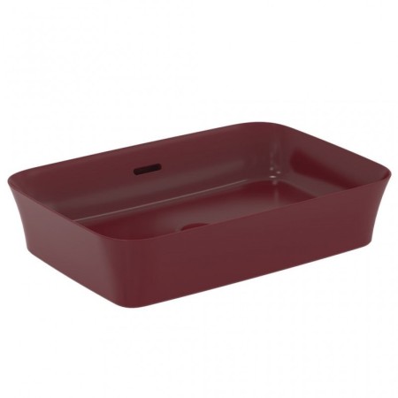 IDEAL STANDARD IPALYSS LAVABO ULTRASTTILE RECTANGULAIRE 550X380 MM À POSER AVEC TROU DE DÉBORDEMENT MELOGRANO