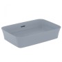 IDEAL STANDARD IPALYSS LAVABO ULTRASTTILE RECTANGULAIRE 550X380 MM À POSER AVEC TROU DE DÉBORDEMENT POUZZOLANE