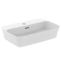 IDEAL STANDARD LAVABO ULTRASLIM RECTANGULAIRE 550X380 MM À POSER AVEC TROU DE DÉBORDEMENT BLANC MAT