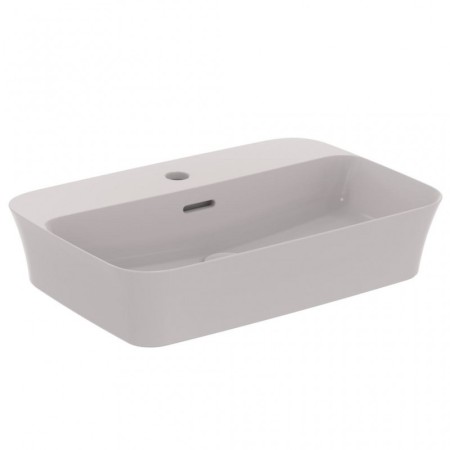 IDEAL STANDARD LAVABO ULTRASLIM RECTANGULAIRE 550X380 MM À POSER AVEC TROU DE DÉBORDEMENT EN BÉTON