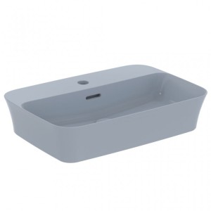 IDEAL STANDARD LAVABO ULTRASLIM RECTANGULAIRE 550X380 MM À ENCASTRER AVEC TROU DE DÉBORDEMENT EN POUDRE