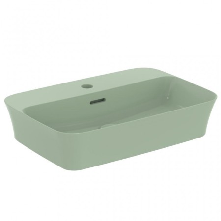 IDEAL STANDARD LAVABO ULTRASLIM RECTANGULAIRE 550X380 MM À ENCASTRER AVEC TROU DE DÉBORDEMENT SAUGE