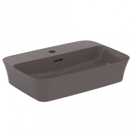 IDEAL STANDARD LAVABO ULTRASLIM RECTANGULAIRE 550X380 MM À POSER AVEC TROU DE DÉBORDEMENT ARDOISE