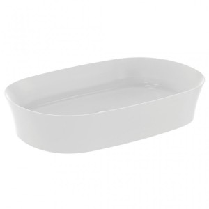 IDEAL STANDARD IPALYSS LAVABO ULTRASLIM OVALE 600X380 MM À POSER BLANC MATE