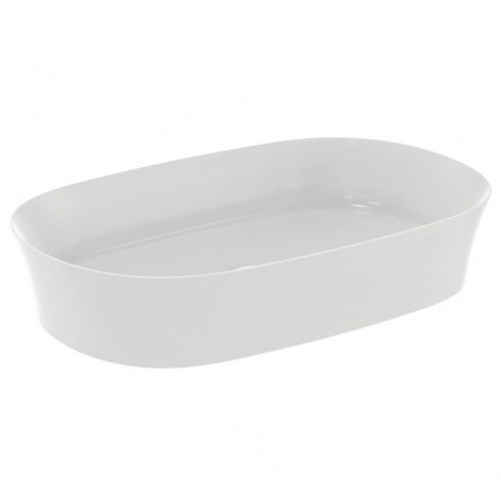 IDEAL STANDARD IPALYSS LAVABO ULTRASLIM OVALE 600X380 MM À POSER BLANC MATE