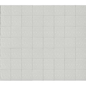 RAGNO CERAMICHE SOL BLANC BRILLANT STRUCTURE FEUILLE 3D 15X15