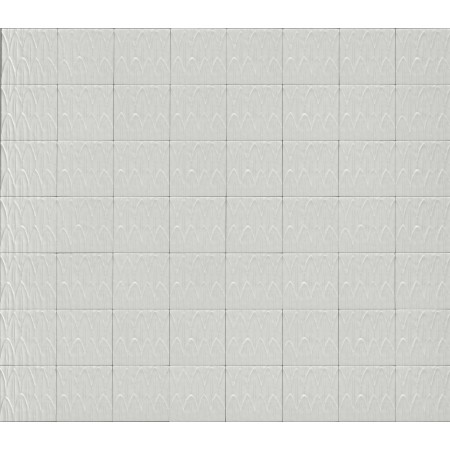 RAGNO CERAMICHE SOL BLANC BRILLANT STRUCTURE FEUILLE 3D 15X15