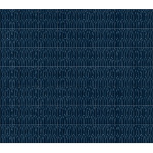 RAGNO CERAMICHE SOL BLEU BRILLANT STRUCTURE FEUILLE 3D 15X15