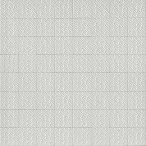 RAGNO CERAMICHE SOL BLANC GLOSSY STRUCTURE PLUME 3D 15X15