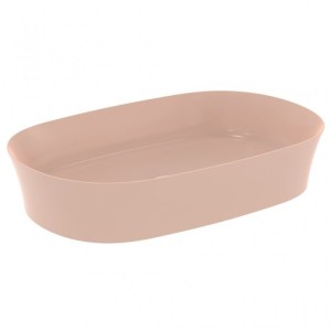 IDEAL STANDARD IPALYSS LAVABO ULTRASLIM OVALE 600X380 MM À POSER ROSE PÂLE