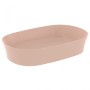 IDEAL STANDARD IPALYSS LAVABO ULTRASLIM OVALE 600X380 MM À POSER ROSE PÂLE