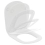 IDEAL STANDARD TESI COUVERCLE DE WC SLIM AVEC FERMETURE LENTE BLANC SÉTA