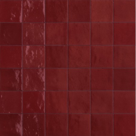 RAGNO CERAMICHE MÉLANGE BORDEAUX BRILLANT 10X10