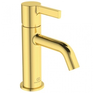 IDEAL STANDARD JOY ROBINET LAVABO MONOCOMMANDE À POSER S/VIDANGE EN OR BROSSÉ