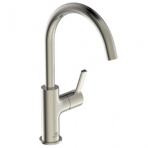 IDEAL STANDARD ROBINET DE LAVABO JOY MONOCOMMANDE À BEC HAUT S/ÉVACUATION SILVER STORM