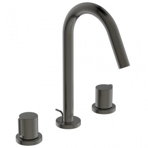 IDEAL STANDARD JOY LAVABO MITIGEUR MONOCOMMANDE À 3 ORFICES GRIS MAGNÉTIQUE