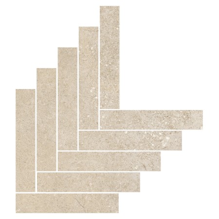 RAGNO CERAMICHE MOSAÏQUE SABLE KALKSTONE FLÈCHE 44,9X61,6