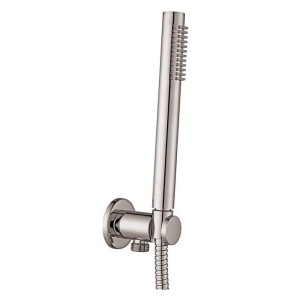 PAFFONI ENSEMBLE DE DOUCHE ENCASTRÉ ROND COMPLÈTE LOOK INOX