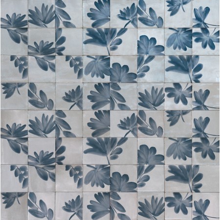 MARAZZI CROGIOLO_RICE GRIS DÉCOR BLOSSOM LUX 15X15