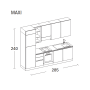 ARREX ARREX PROMO ESPACE Composition 285 Gola FINITION LOFT 2.2 SAMOA