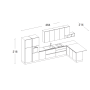 ARREX ARREX PRAGA Composition ANGLE-2 Profil FINITION OKOBO GLACIER