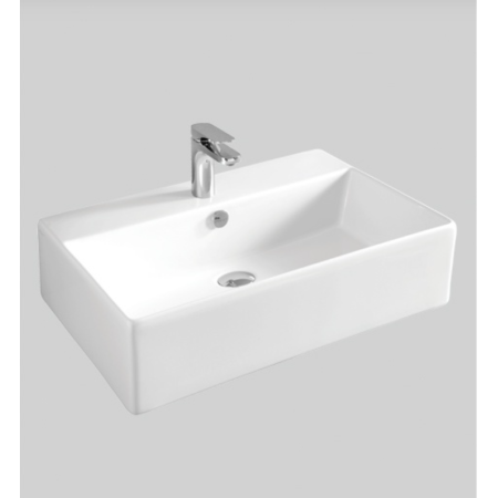 ARTCERAM SRL CADRE LAVABO SUSPENDU À POSER 65X48 BLANC