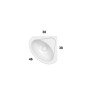GLOBO LAVABO ANGLE TORANO 41X46 BLANC BRILLANT