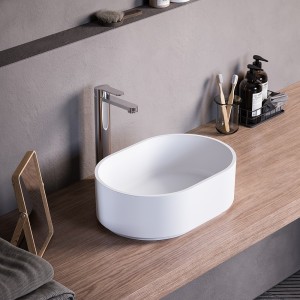 KAROL LAVABO À POSER OVALE 40X28 BLANC