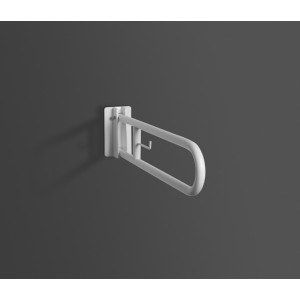 SANITOSCO POIGNÉE BASCULANTE AVEC PORTE-ROULEAU 75 CM BLANCHE