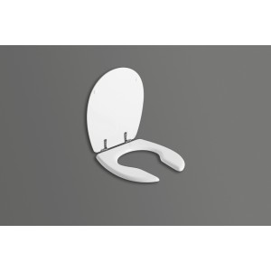 SANITOSCO SIEGE KELA AVEC OUVERTURE FRONTALE EN POLYESTER BLANC