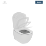 IDEAL STANDARD VASQUE TSI SUSPENDUE S/BRIDA AVEC COUVERCLE SLIM À RETOURNER MODÈLE NOUVEAU BLANC BRILLANT