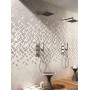 RAGNO CERAMICHE TERRACRUDA MOSAÏQUE EN QUEUE DE POISSON LUMIÈRE 33.2X33.2