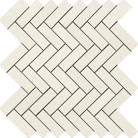 RAGNO CERAMICHE TERRACRUDA MOSAÏQUE EN QUEUE DE POISSON LUMIÈRE 33.2X33.2