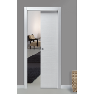 FISSORE.com CAMELIA BLANC MATRIX PORTE COULISSANTE MUR INTERNE